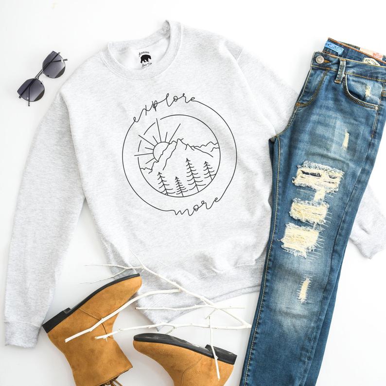 explore more sweatshirt