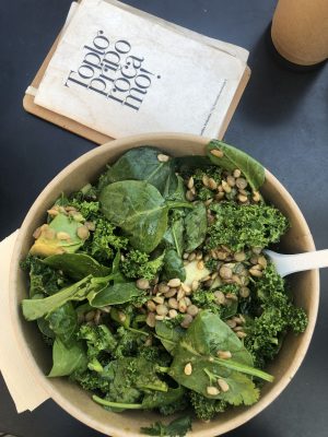 salad from Bife in Ljubljana, Slovenia