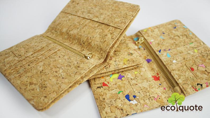 eco-friendly cork passport cover gift