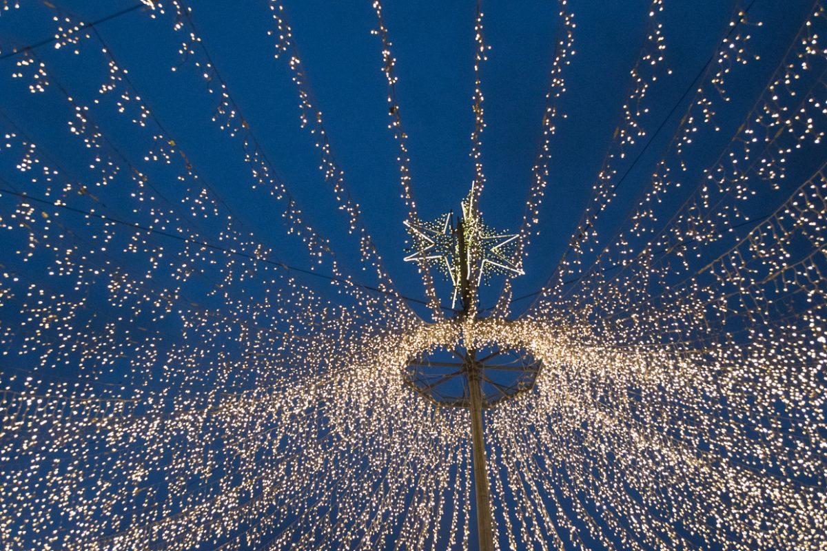 essen christmas market lights
