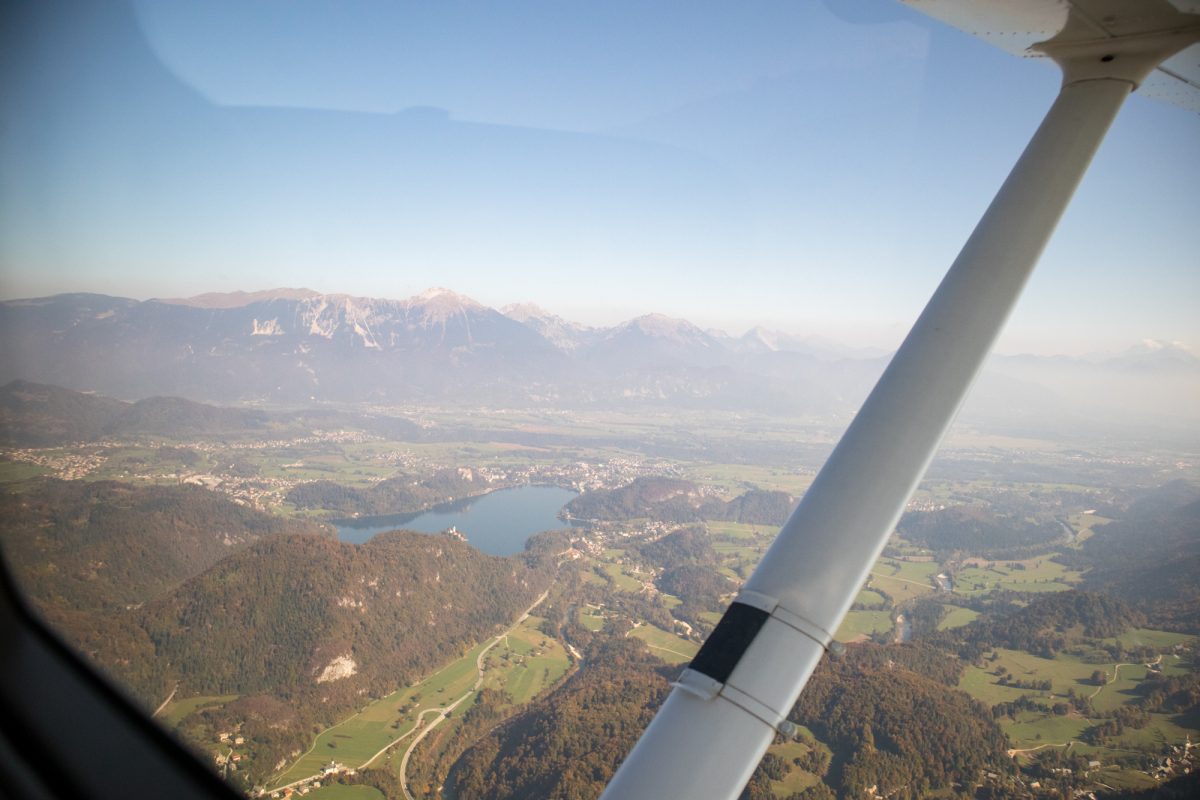 flying over Slovenia 