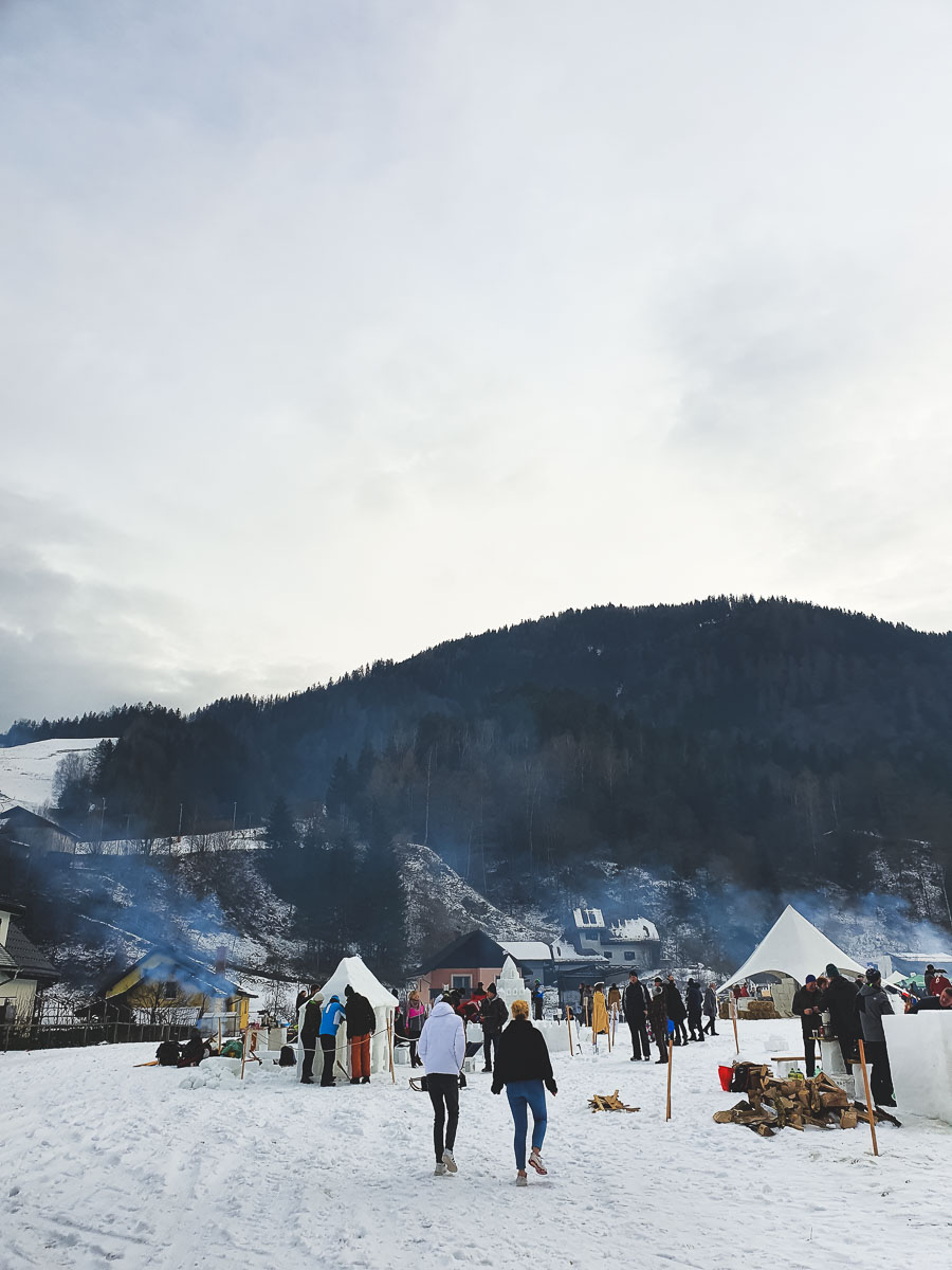 king matjaz snow castles peca mountain