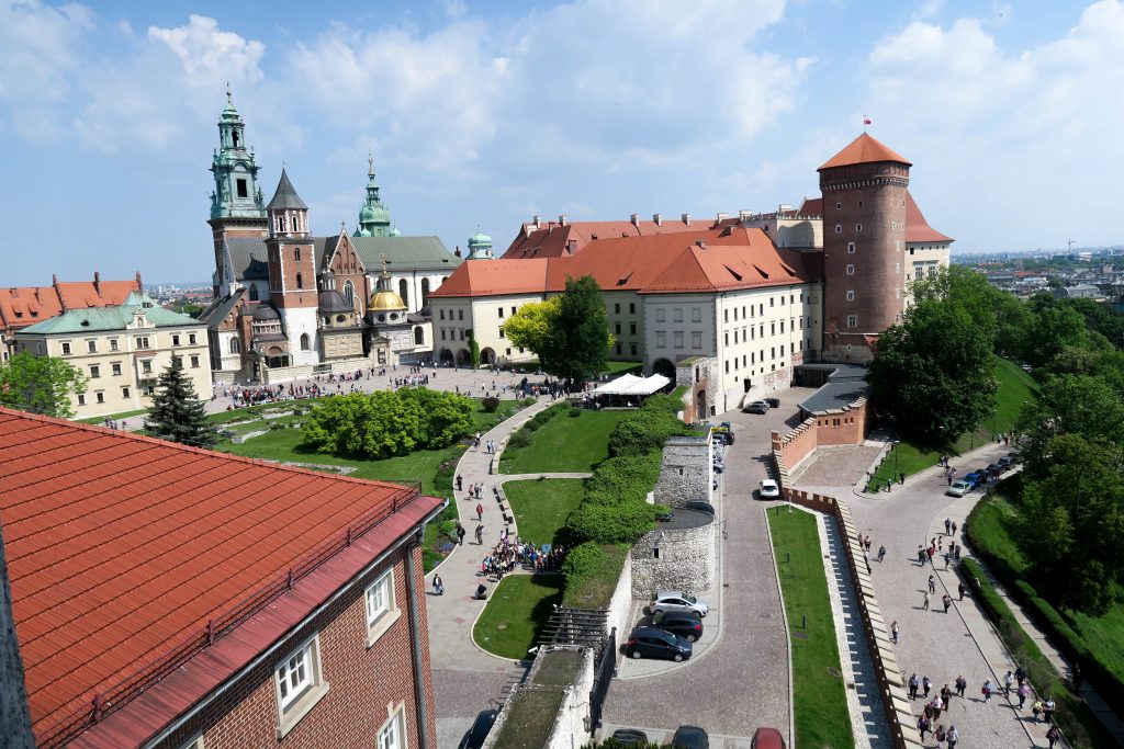 wawel hill krakow poland