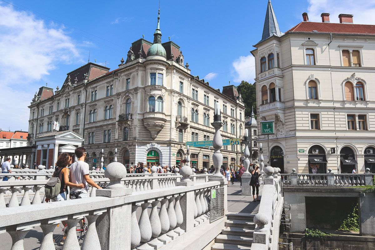 triple bridge ljubljana in a day
