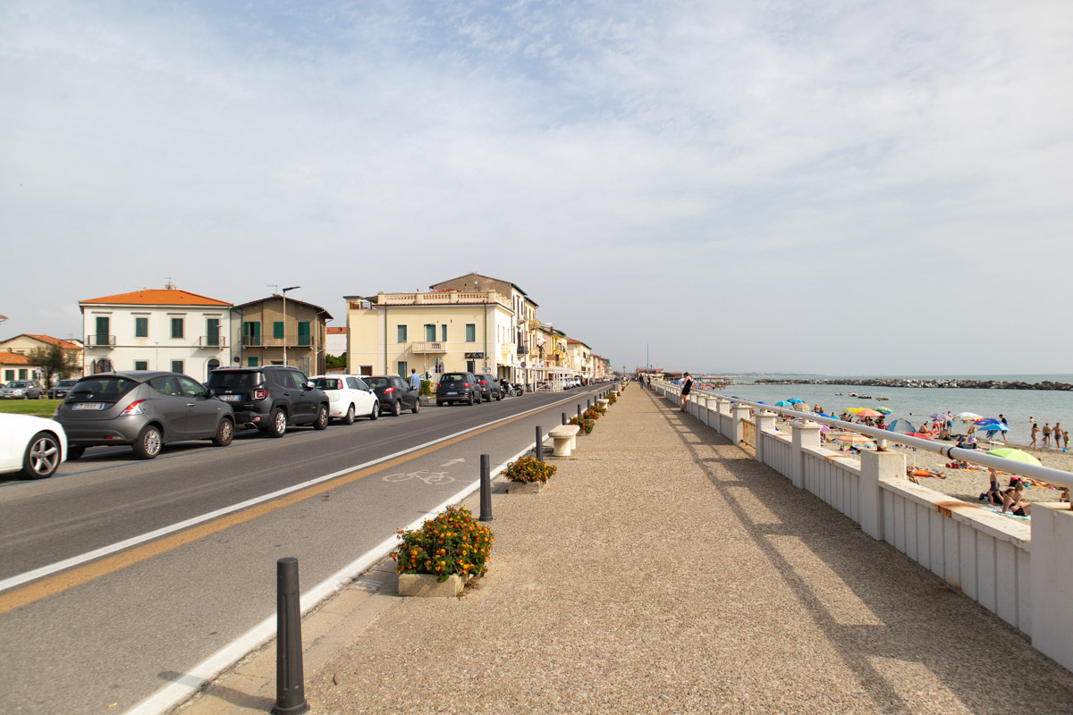 Tuscany beaches Marina di Pisa