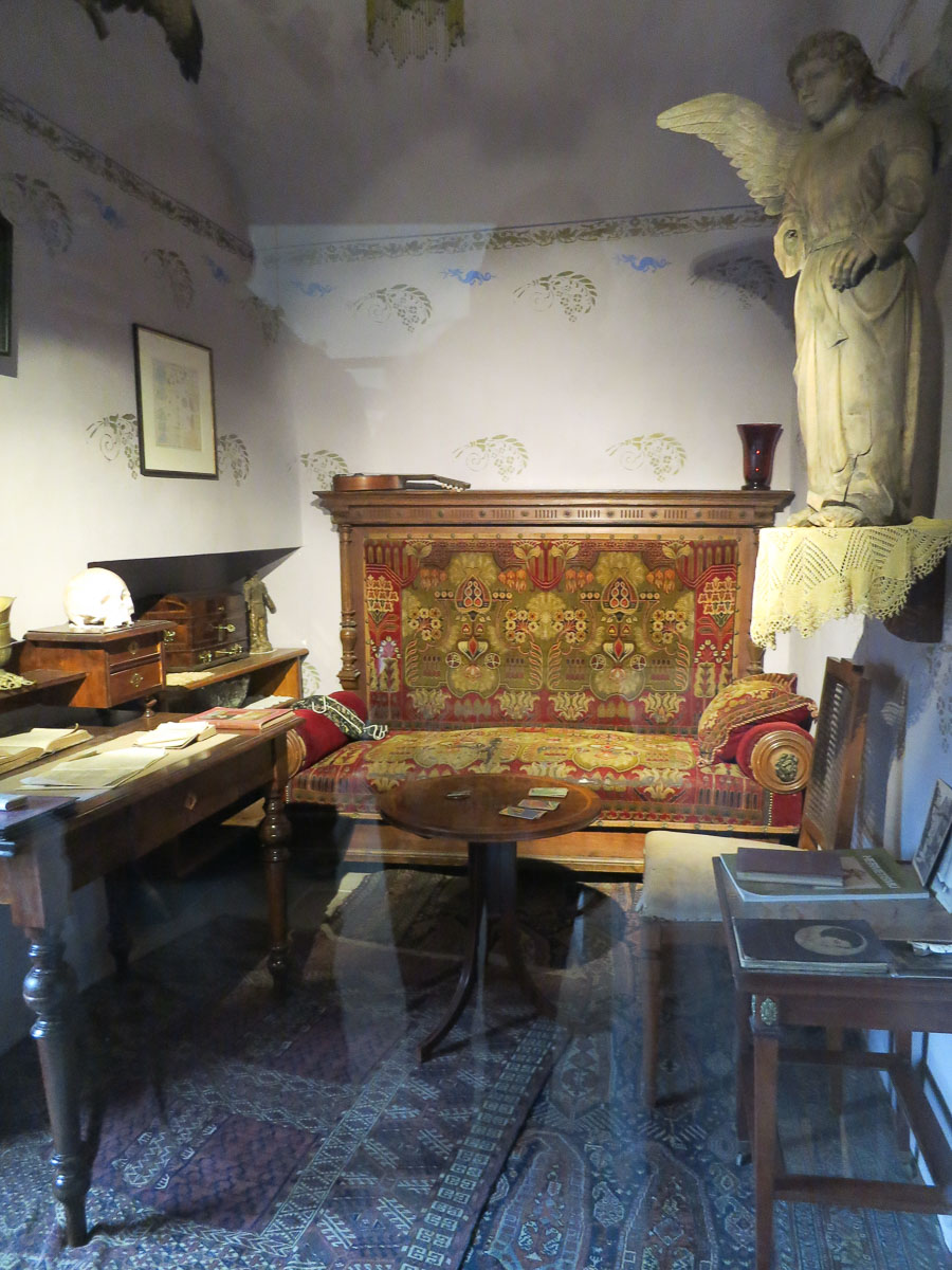 inside golden lane home in medieval prague
