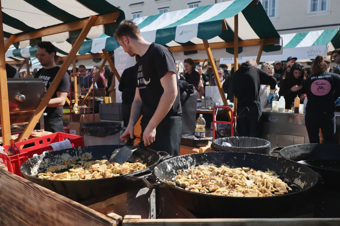 Open Kitchen market in Ljubljana