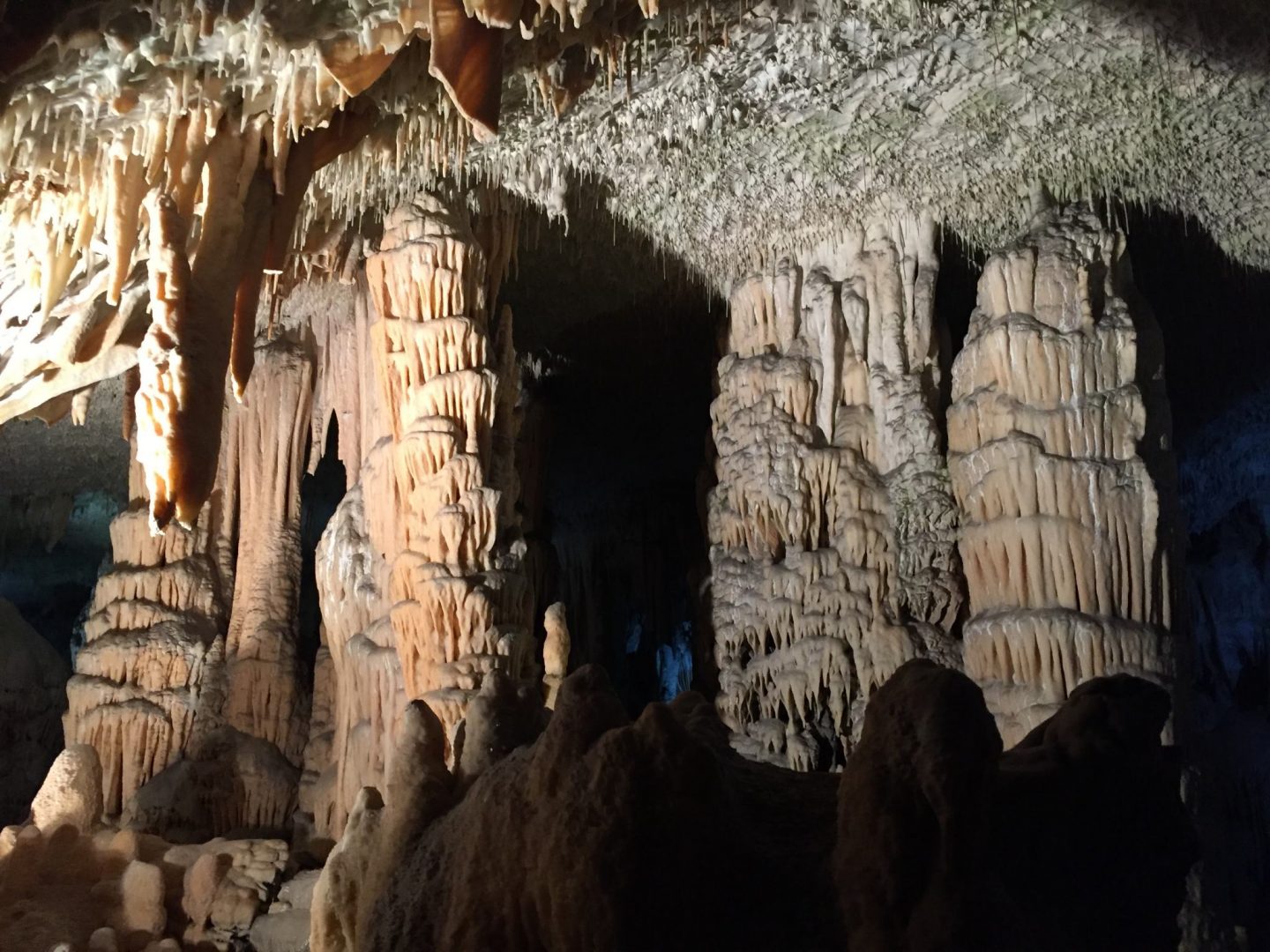 Inside Postojna Cave