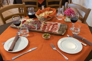 kraški pršut and teran tasting