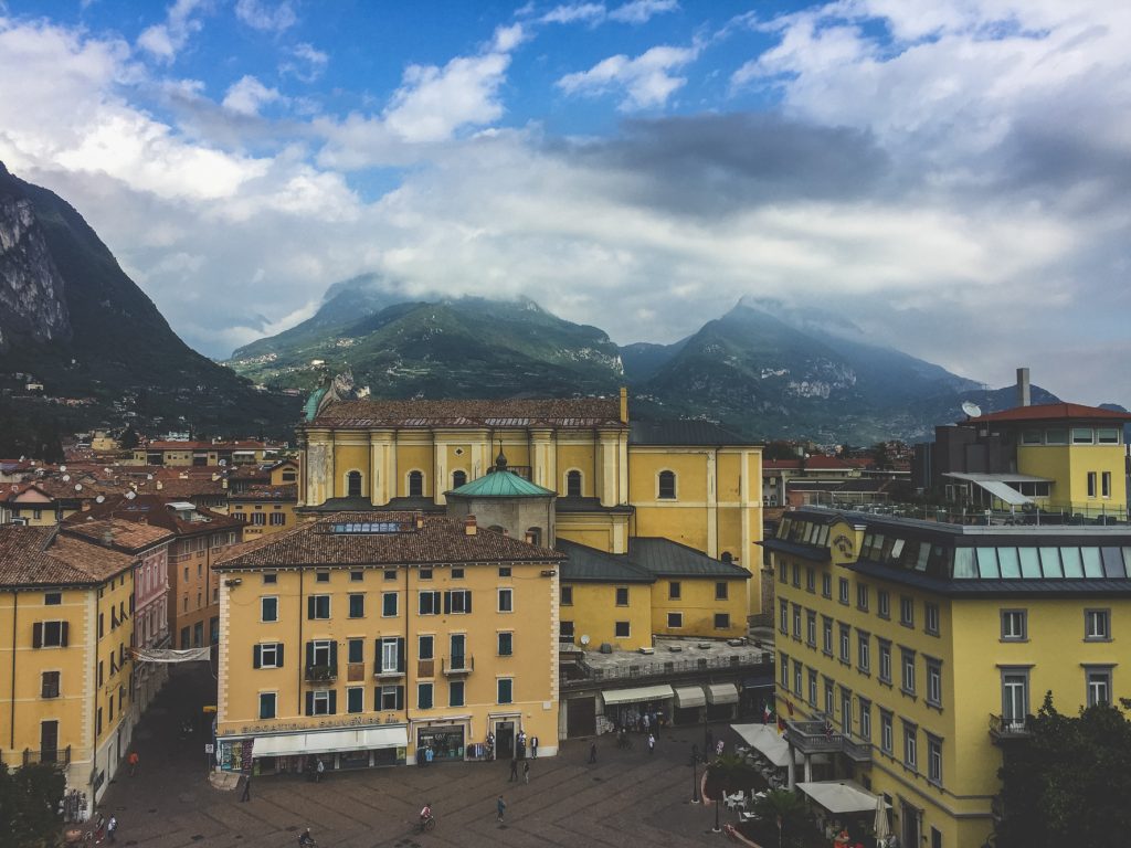 view from rocca in Riva del Garda