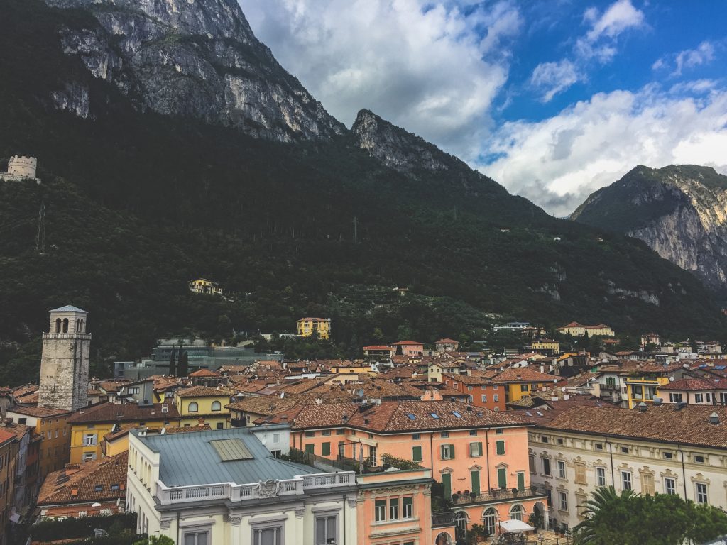 view from rocca in Riva del Garda