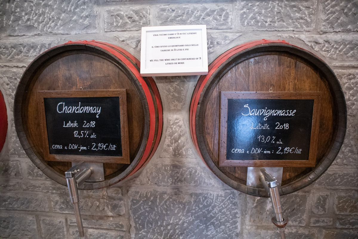 Goriska Brda vineyard Klet Brda