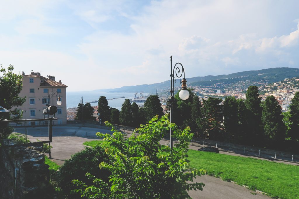 view from Castello di San Giusto