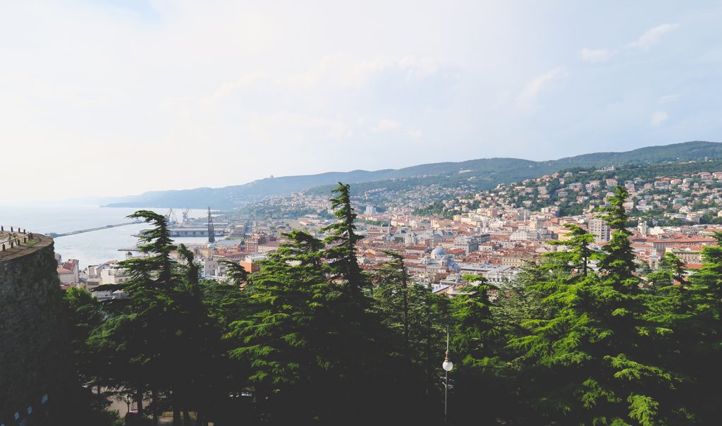 view from Castello di San Giusto