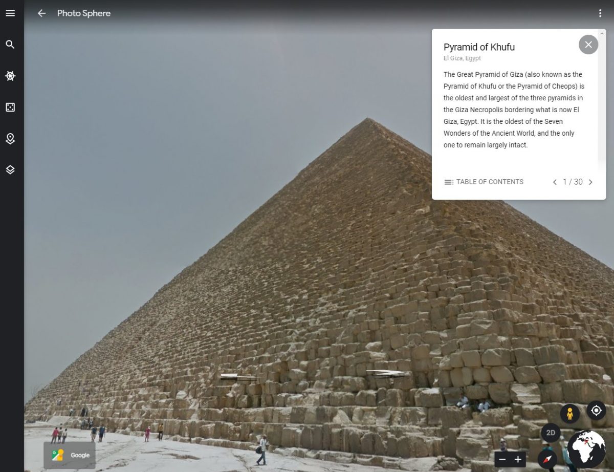 virtual travel experience