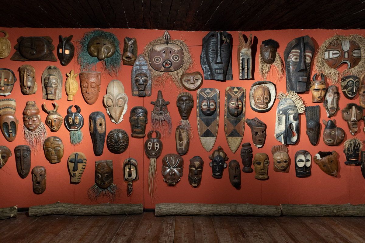 African masks at Velenje Museum