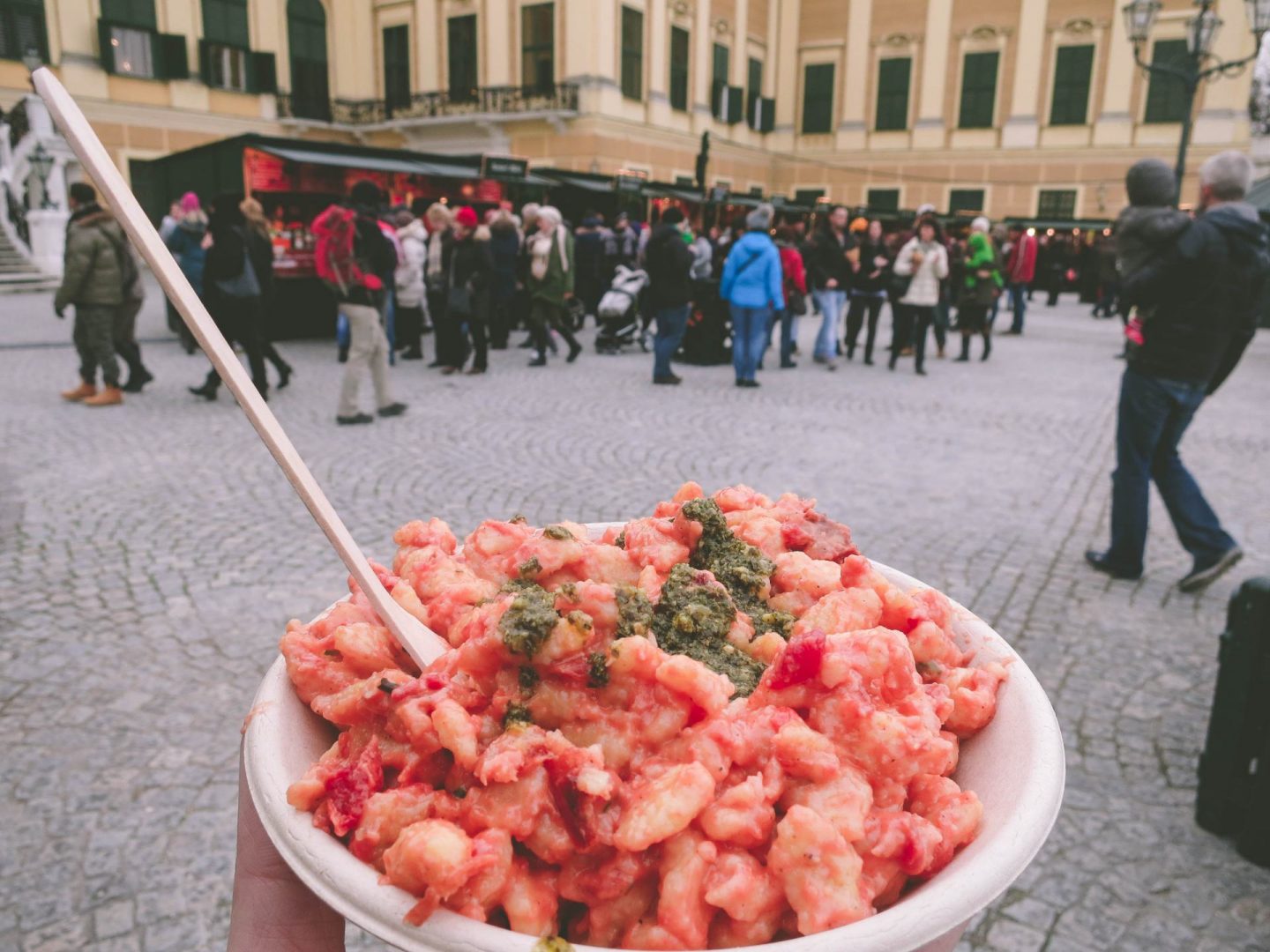 christmas market food