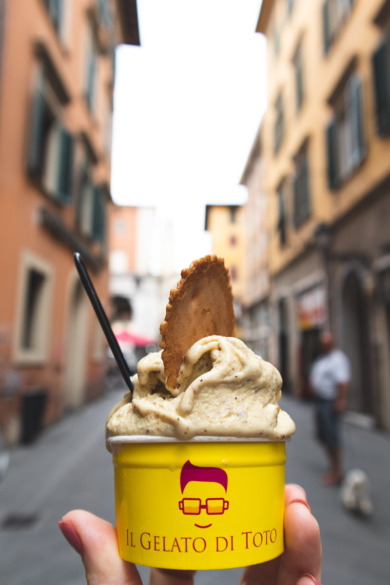 gelato in pisa