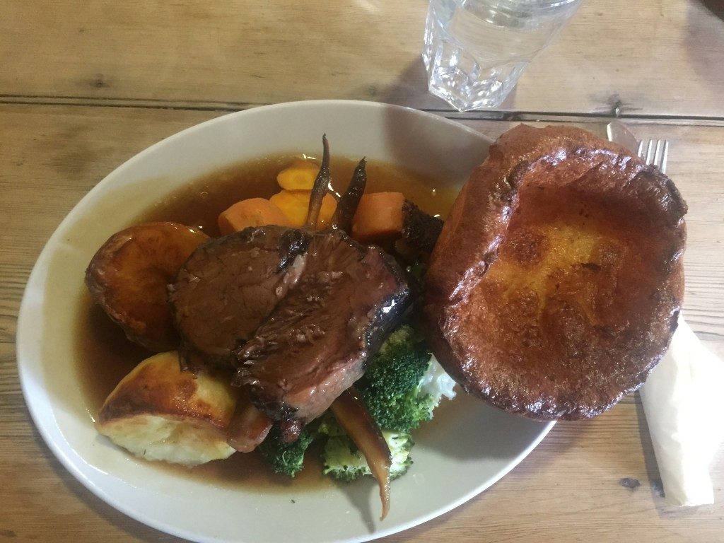 white row farm sunday roast england