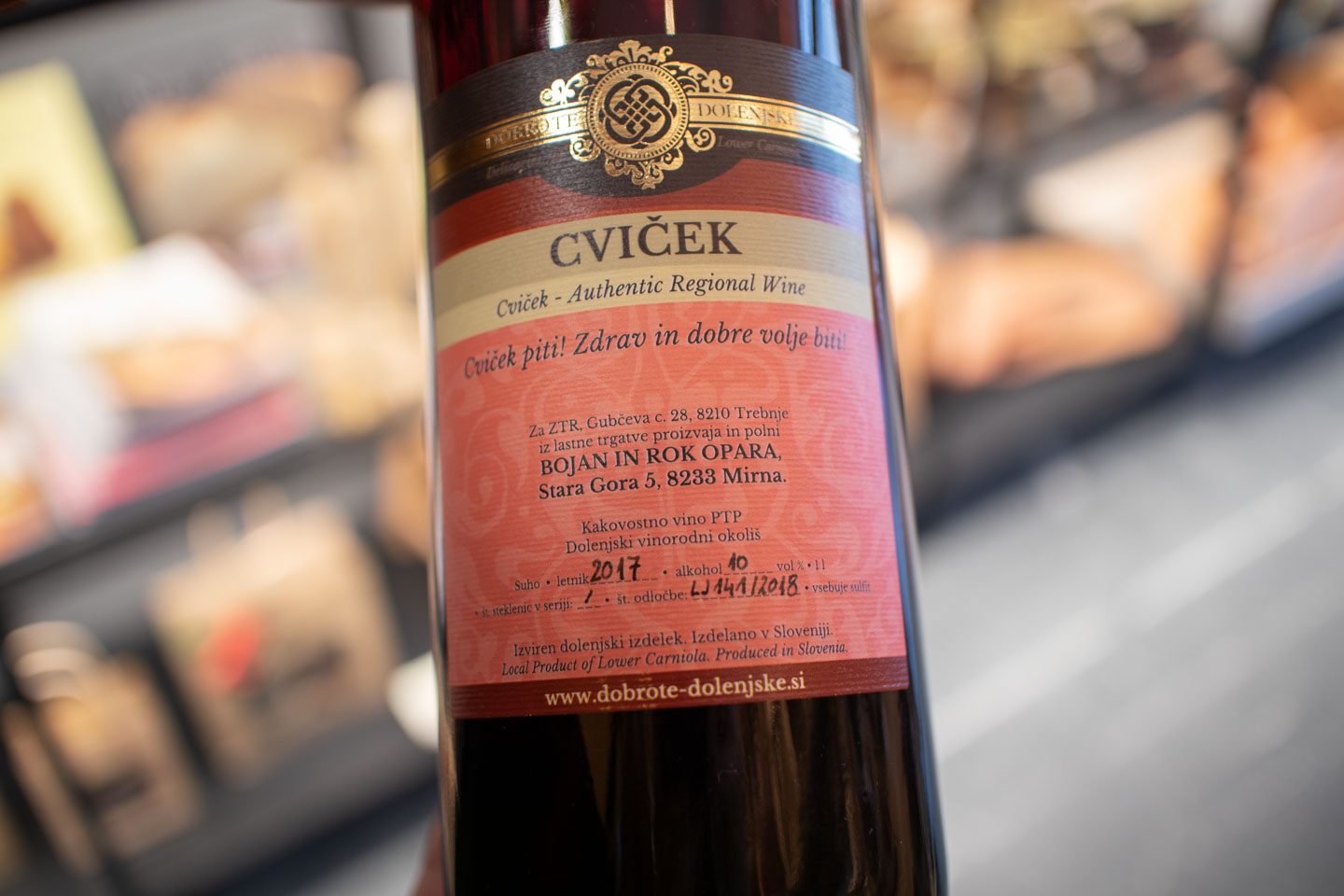 cviček wine from Dolenjska