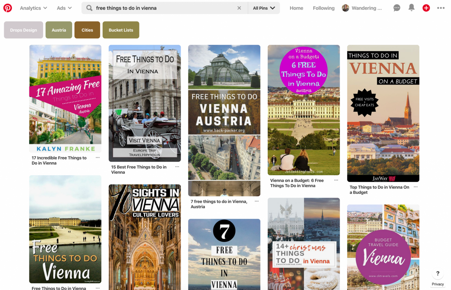 pinterest free things to do