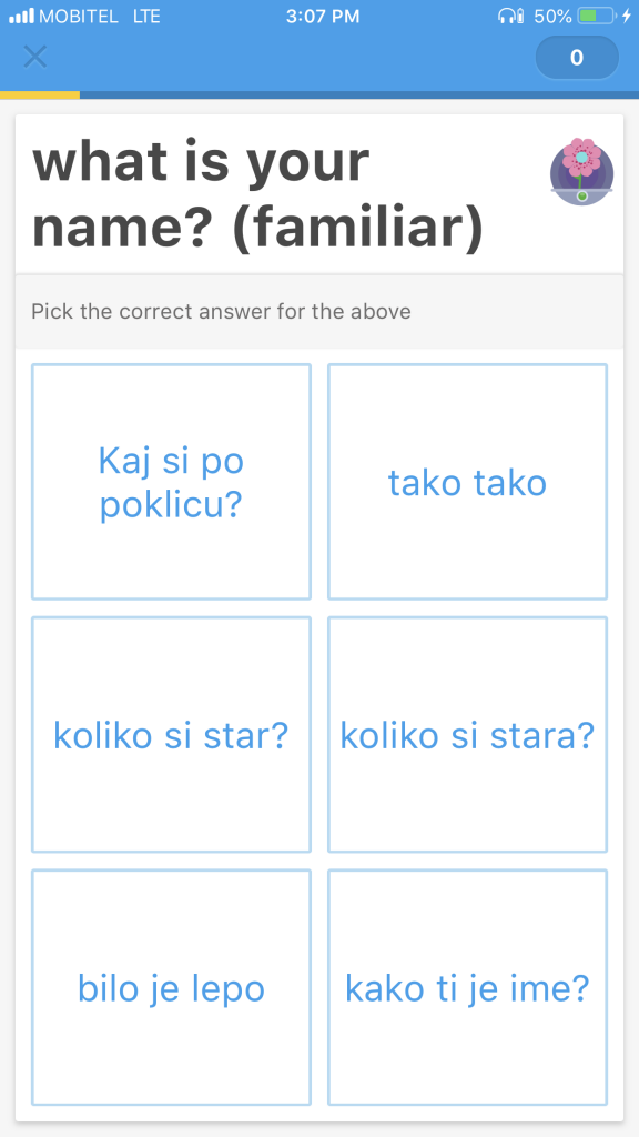 memrise screenshot