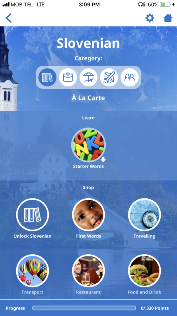 utalk slovenian