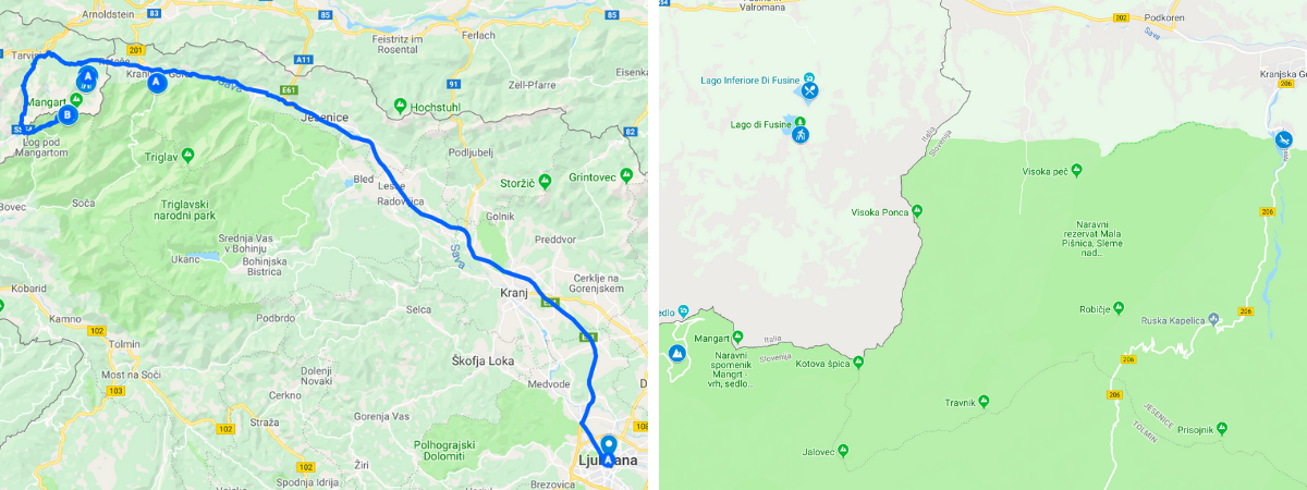 trip route