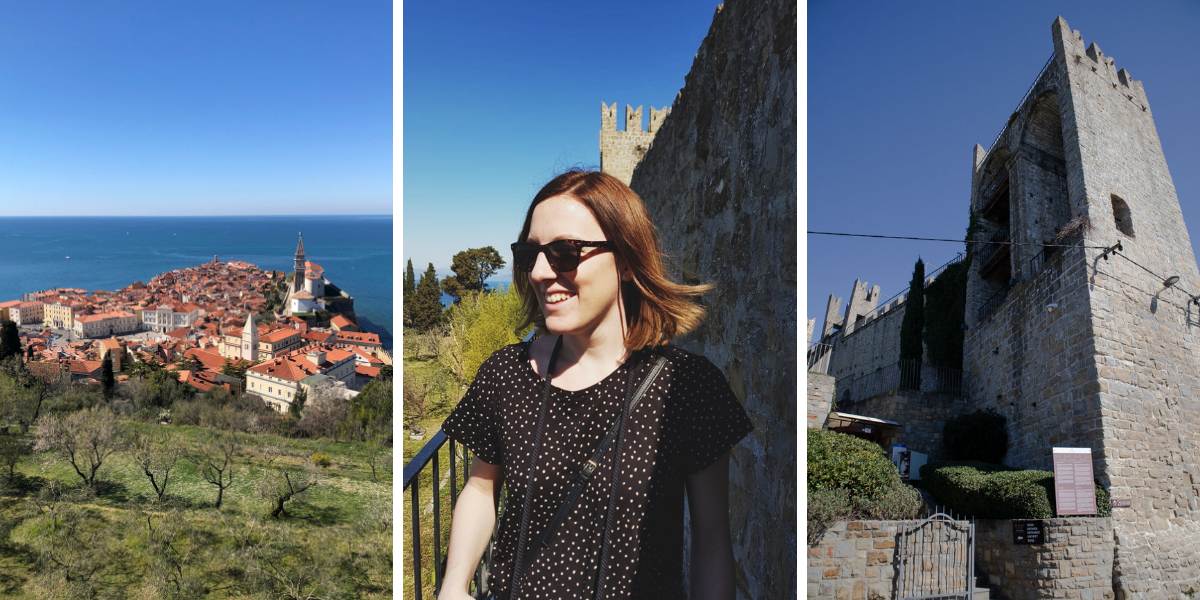piran slovenia old walls