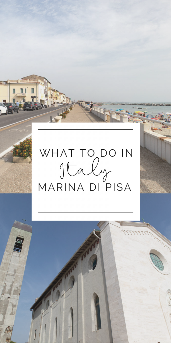 Marina di Pisa is the perfect beach near Pisa to visit! Rocky and sandy beaches, private bathing facilities, fresh seafood, and a church unlike any you have seen before. #pisa #beaches #travel #italy #italia
