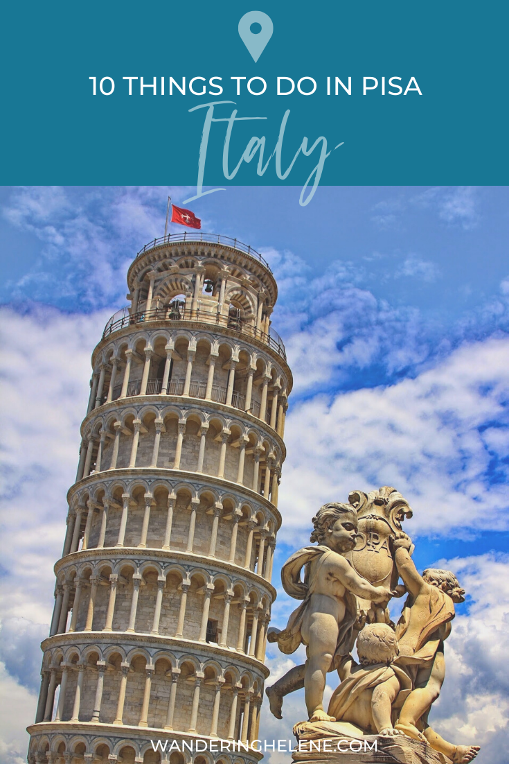 Pin for pinterest: things to do in pisa