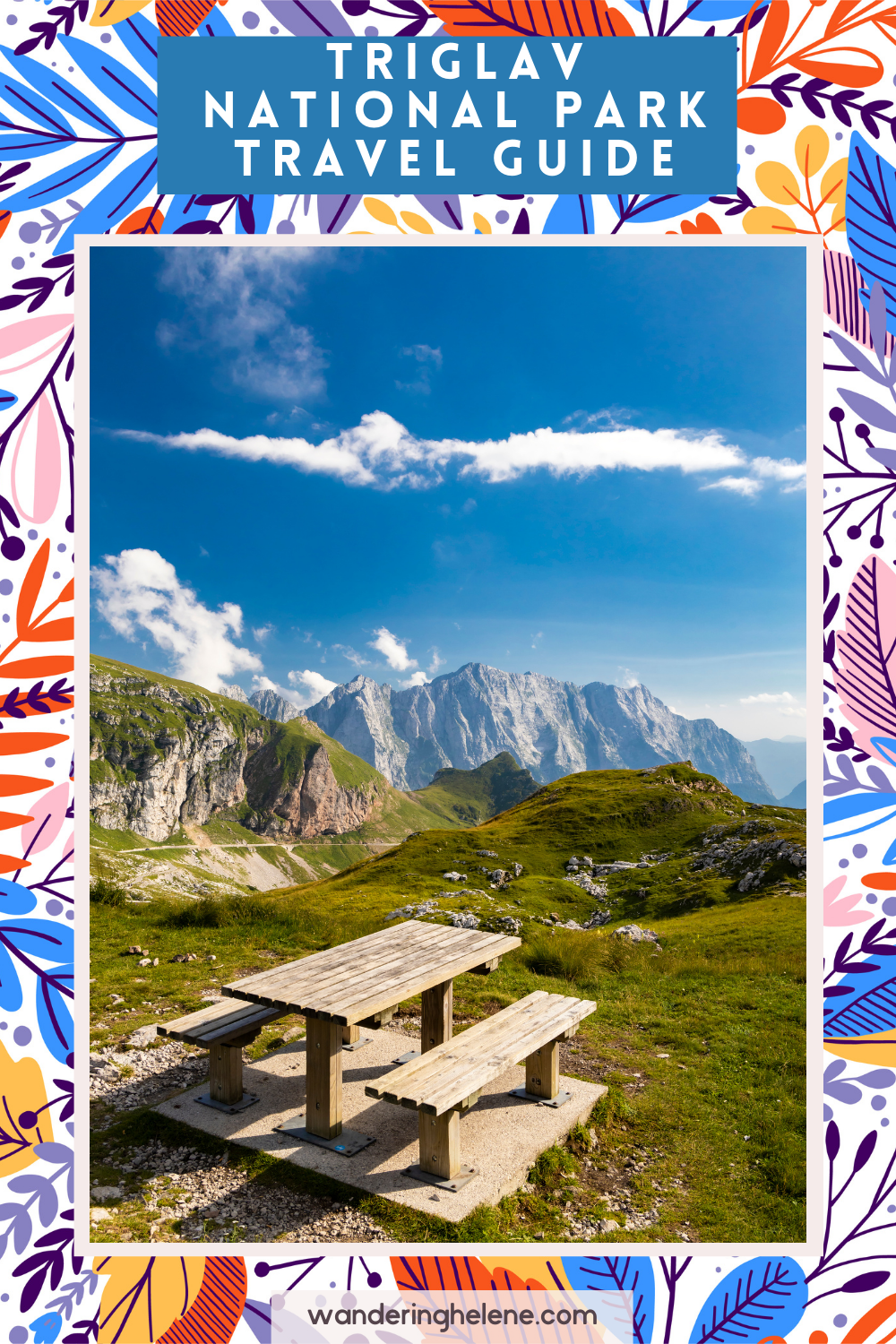 Pinterest Pin for Triglav National Park